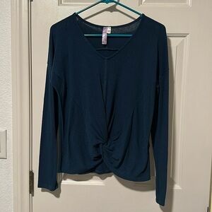 Alya long sleeve blouse navy